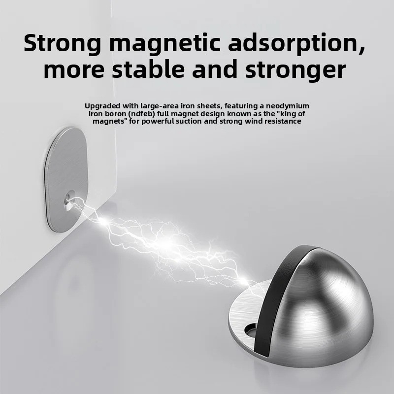 No-Punch Magnetic Door Stopper – Magnetic Catch Door Bewertung und Preis