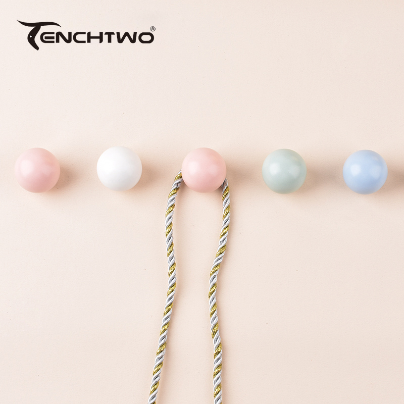 Round Ceramic Hook Clothes Han – Furniture Hardware Parts Bewertung und Preis