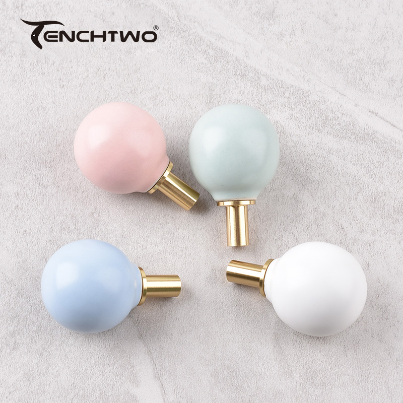 Round Ceramic Hook Clothes Han – Furniture Hardware Parts Bewertung und Preis