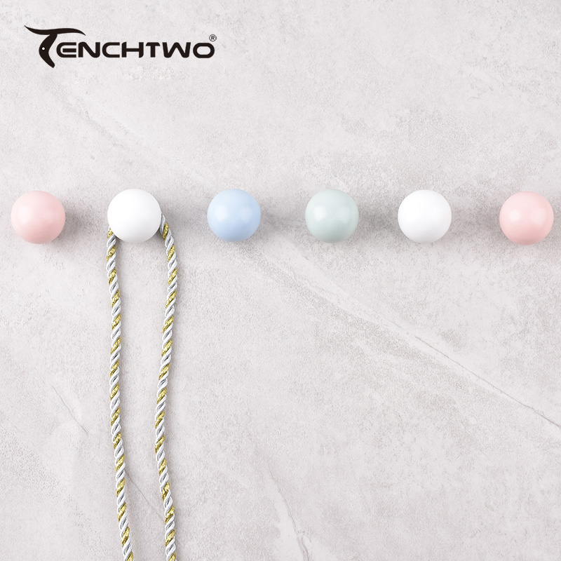 Round Ceramic Hook Clothes Han – Furniture Hardware Parts Bewertung und Preis