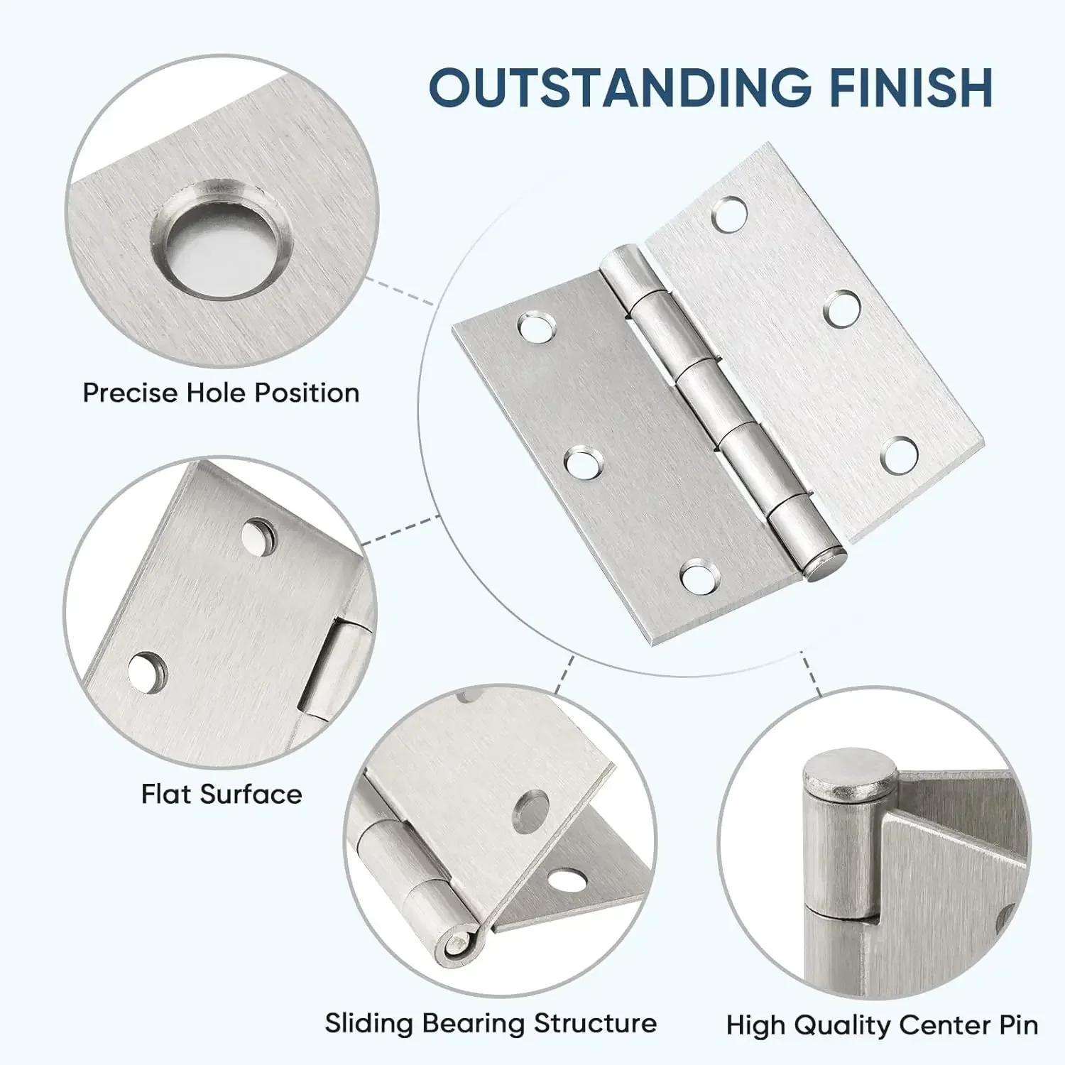 1-4 Inch Universal Door Hinges – Furniture Hardware Hinges Bewertung und Preis