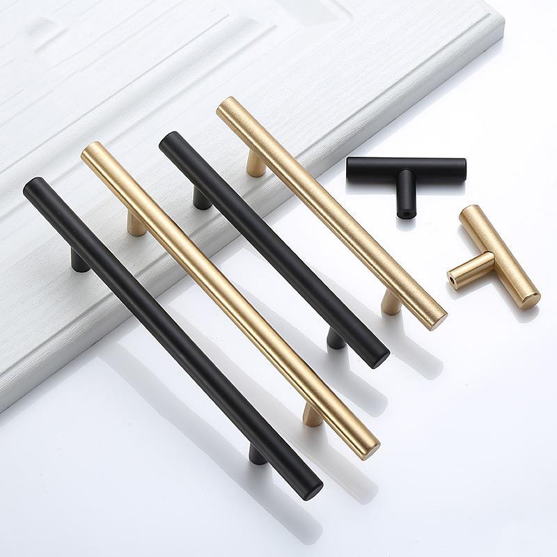 Modern Gold Brushed Straight C – Furniture Hardware Restoration Bewertung und Preis