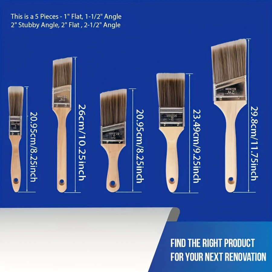 5Pcs High Quality Paint Brush  – Furniture Hardware Parts Bewertung und Preis