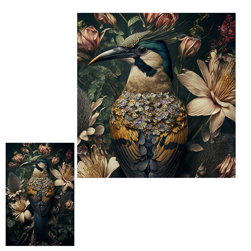 Retro Flower Bird Posters and  – Furniture Paradise & Hardware Ghaziabad Reviews Bewertung und Preis