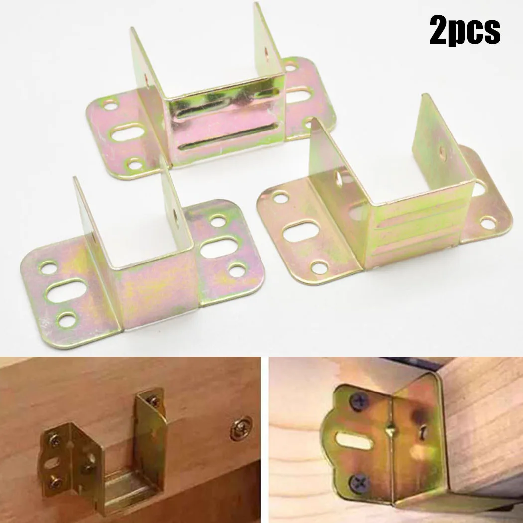 2pcs U Shaped Metal Bed Bracke – Furniture Hardware Hinges Bewertung und Preis