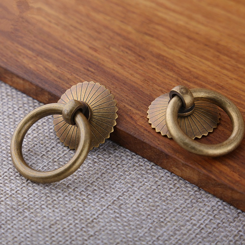 Vintage Brass Cabinet Ring Kno – Furniture Hardware Decorative Bewertung und Preis