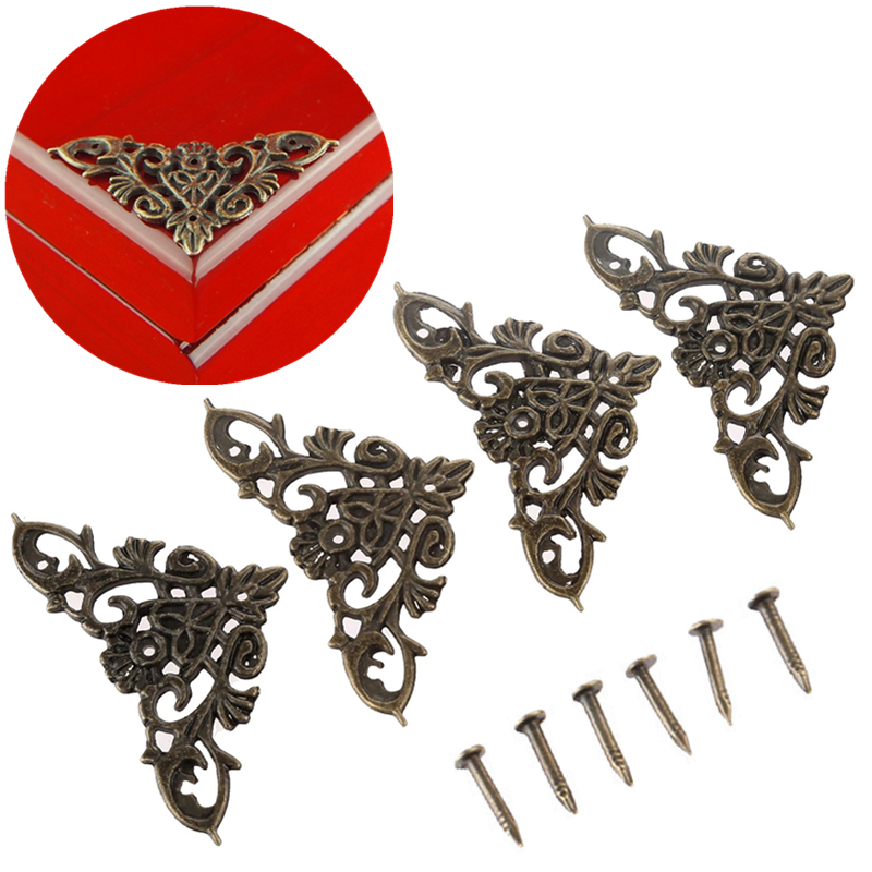 12pcs Antique Corner Brackets  – Furniture Hardware Decorative Bewertung und Preis