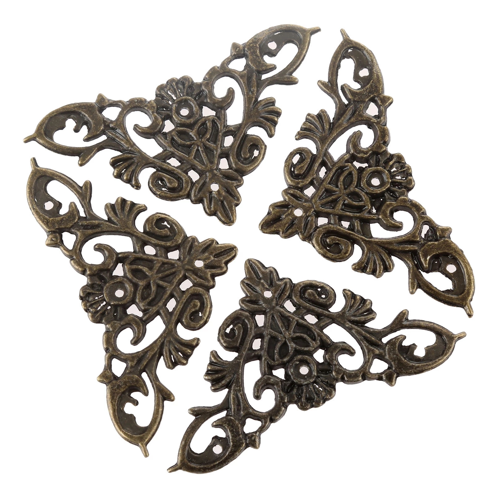 12pcs Antique Corner Brackets  – Furniture Hardware Decorative Bewertung und Preis