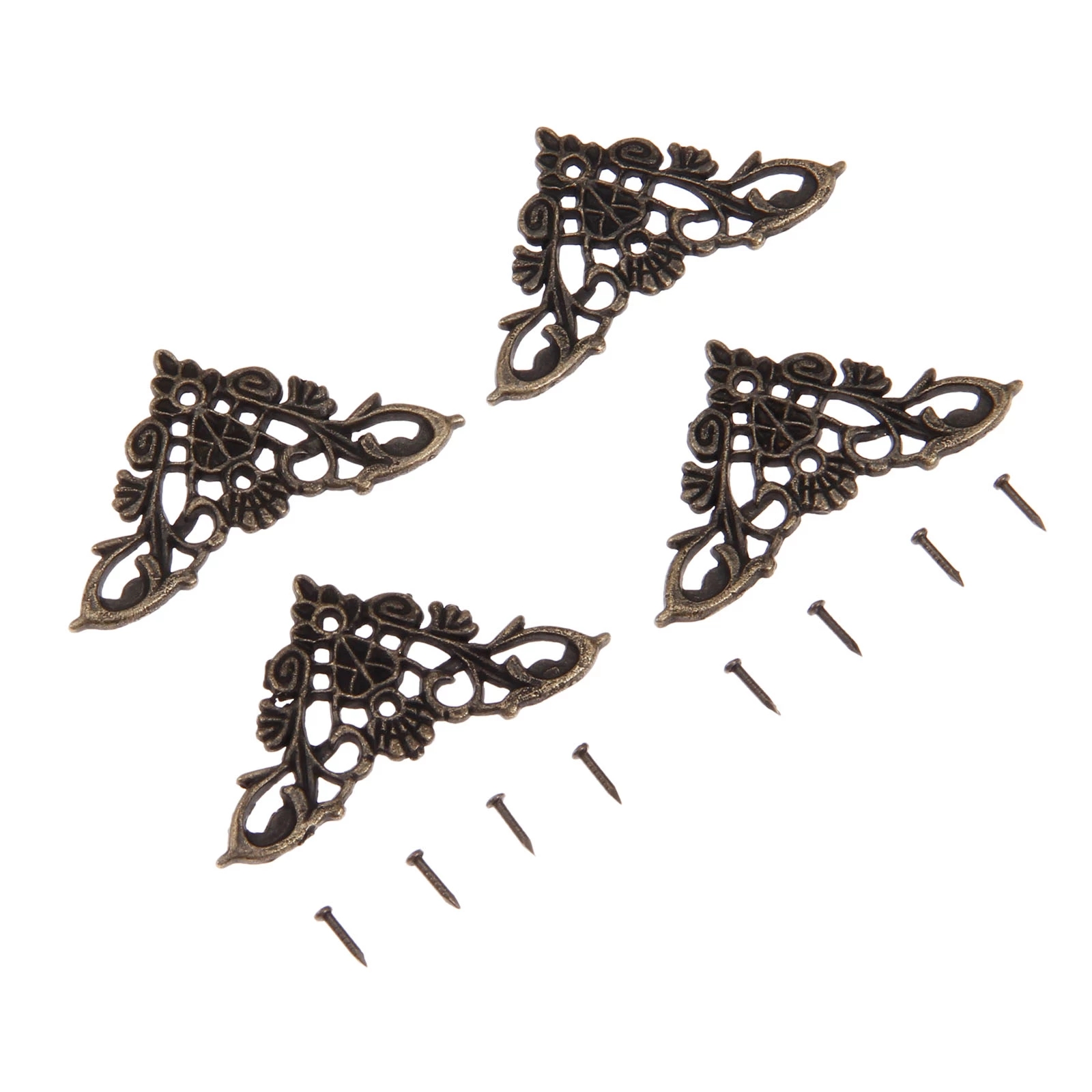 12pcs Antique Corner Brackets  – Furniture Hardware Decorative Bewertung und Preis