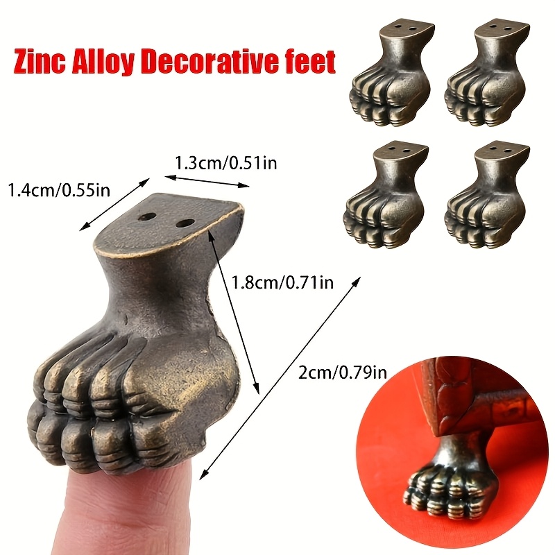 8pcs Antique Foot Brass Jewelr – Furniture Hardware Decorative Bewertung und Preis