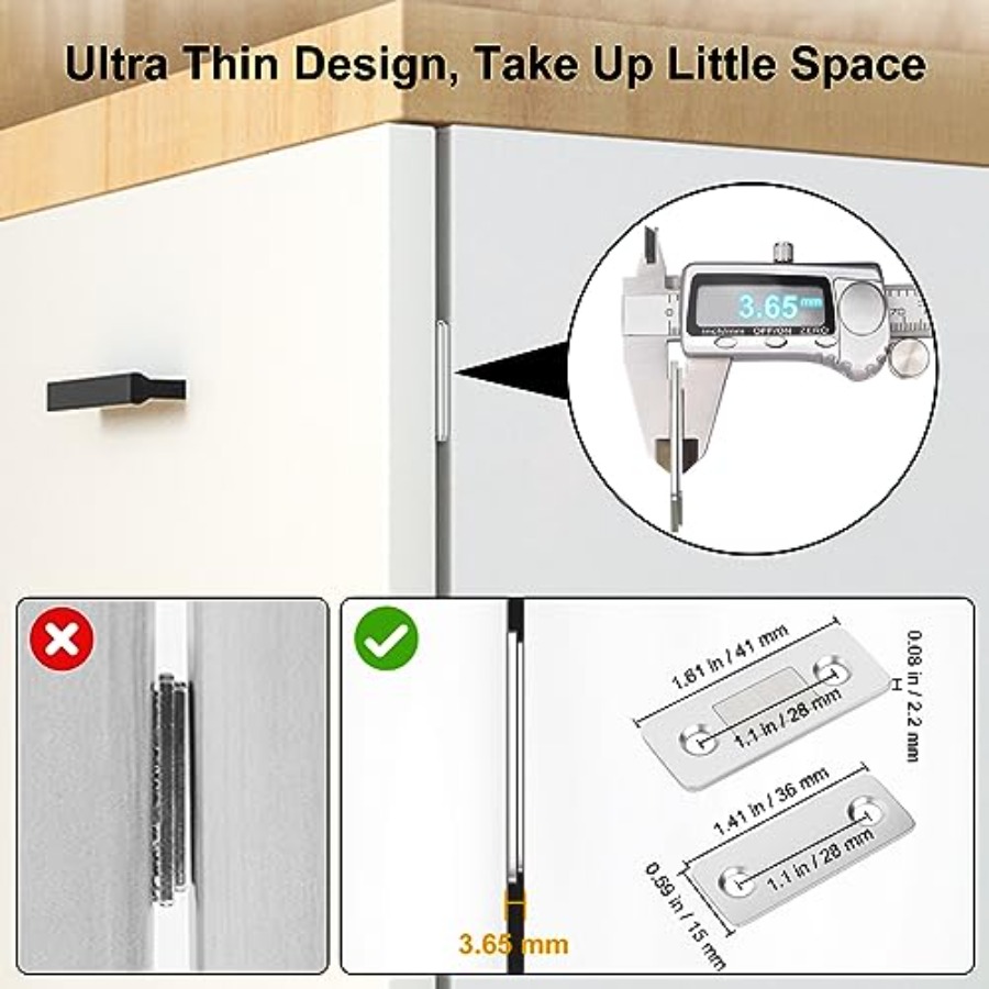 Cabinet Door Magnets 8 Pack Ul – Magnetic Catch Door Bewertung und Preis