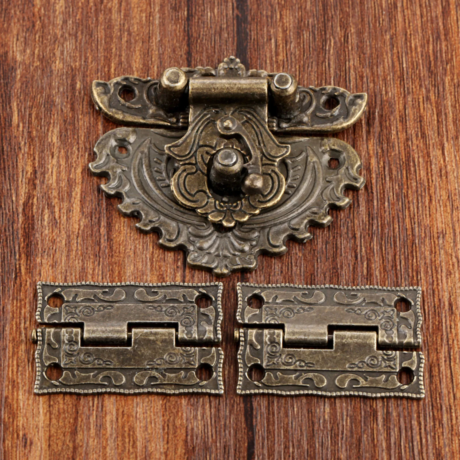 3pcs/set Antique Bronze Padloc – Furniture Hardware Hinges Bewertung und Preis
