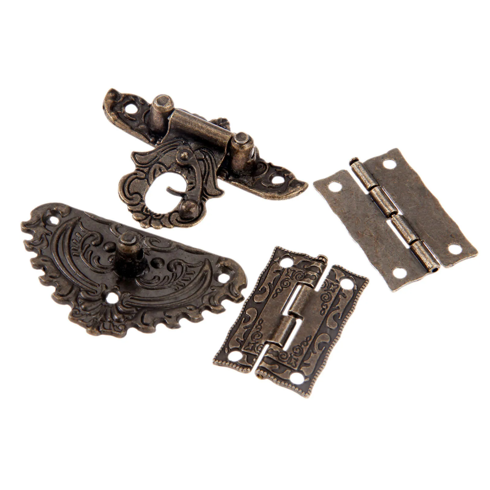 3pcs/set Antique Bronze Padloc – Furniture Hardware Hinges Bewertung und Preis