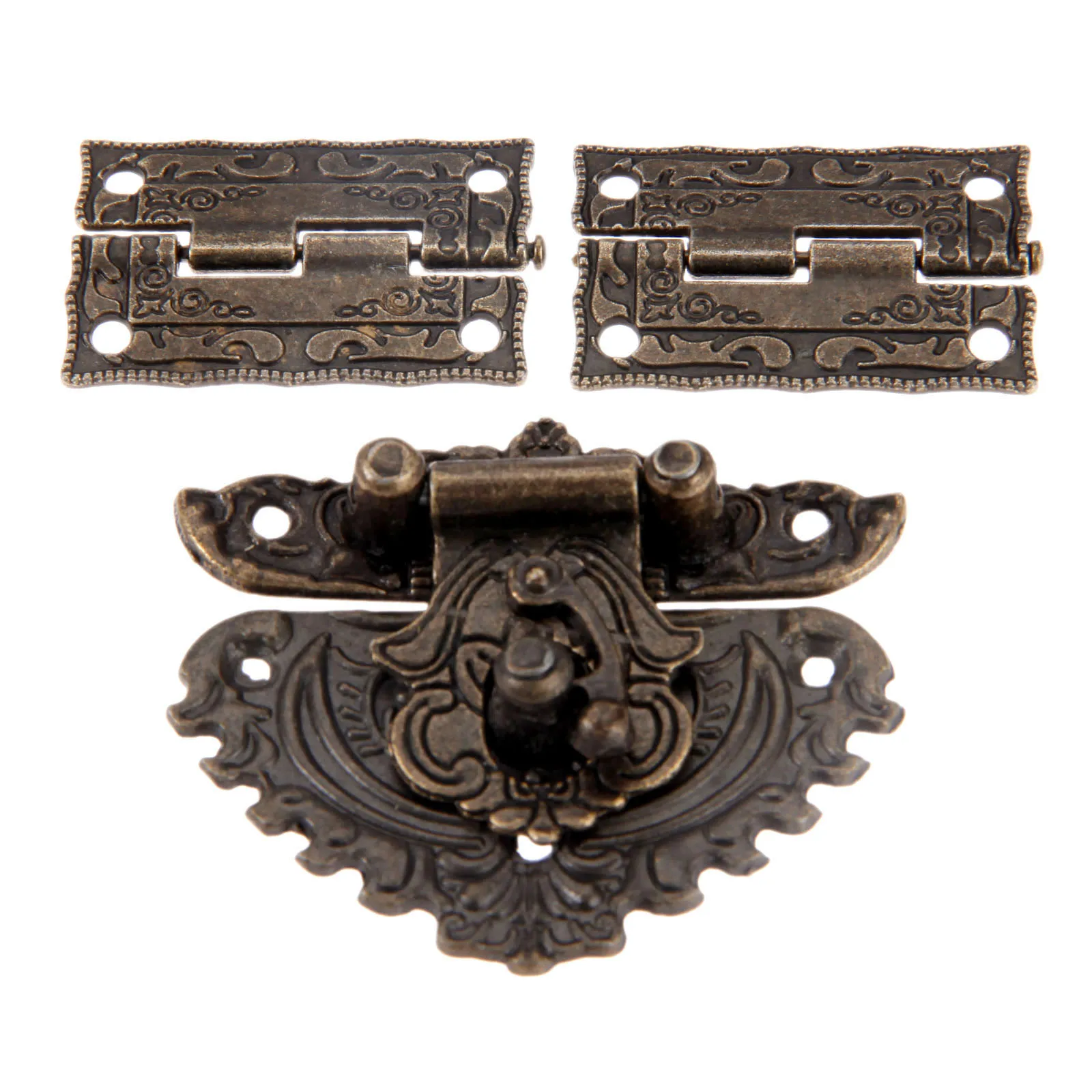 3pcs/set Antique Bronze Padloc – Furniture Hardware Hinges Bewertung und Preis