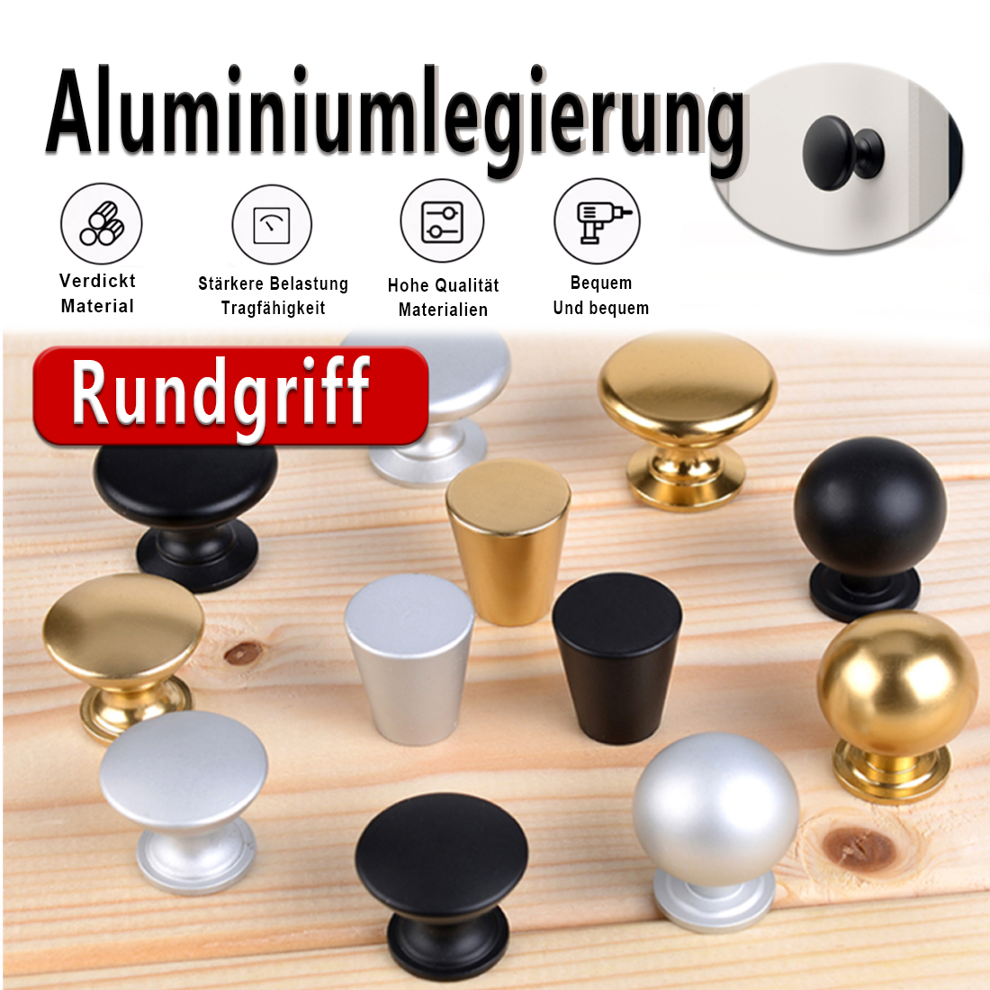 5PCS Aluminum  Kitchen Cupboar – Furniture Hardware Restoration Bewertung und Preis