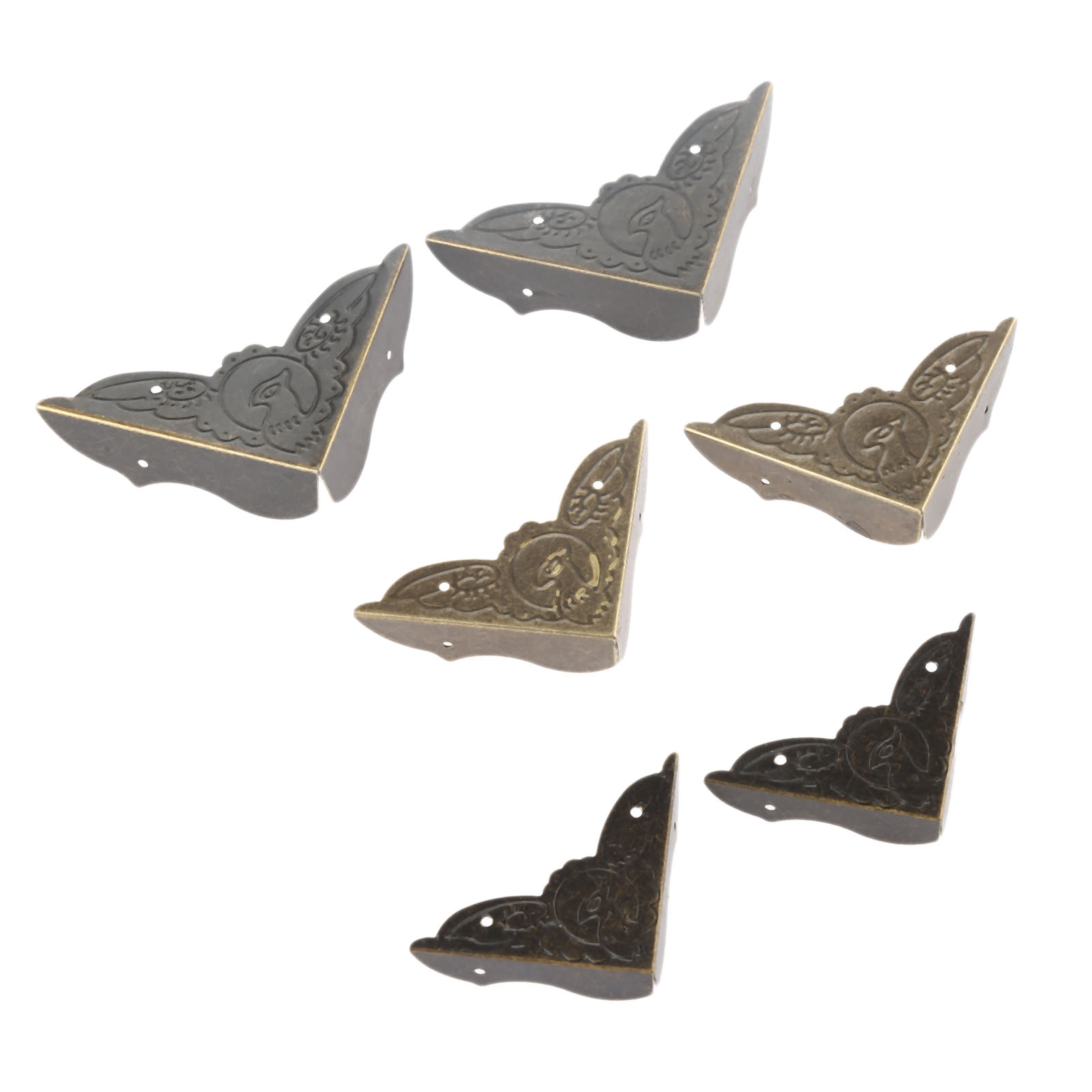 4Pcs Antique Brass Corner Brac – Furniture Hardware Decorative Bewertung und Preis